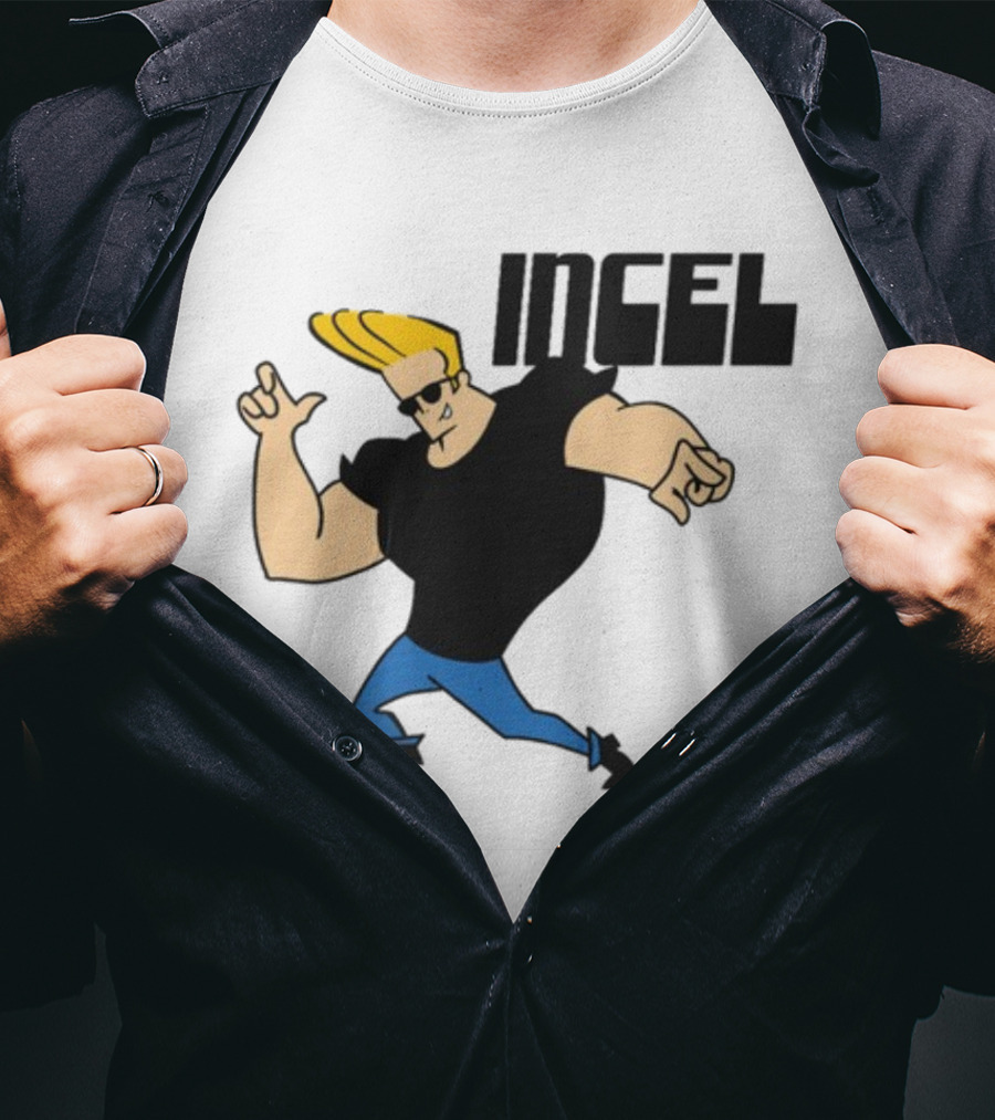 Incel Character With Blond Hair And Sunglasses T-Shirt
