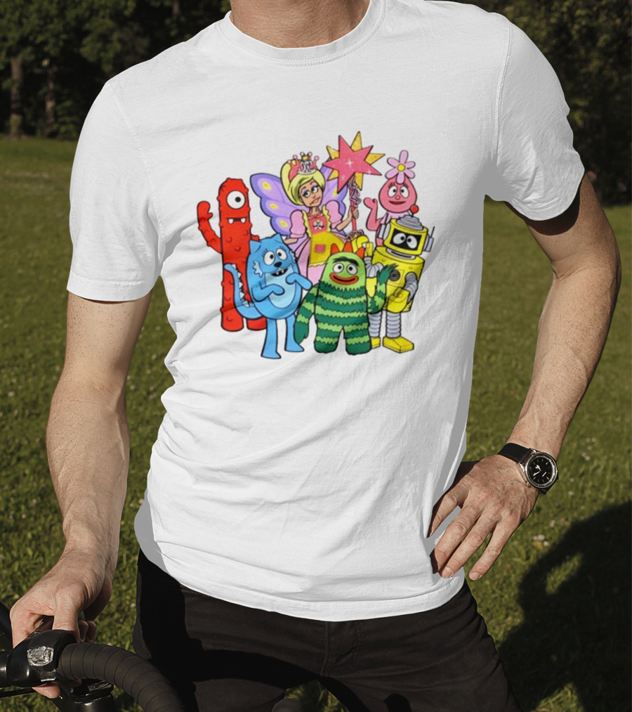 Yogabbagabba Amy Sedaris Yo Gabba Gabba Characters With Princess Star Fairy T-Shirt