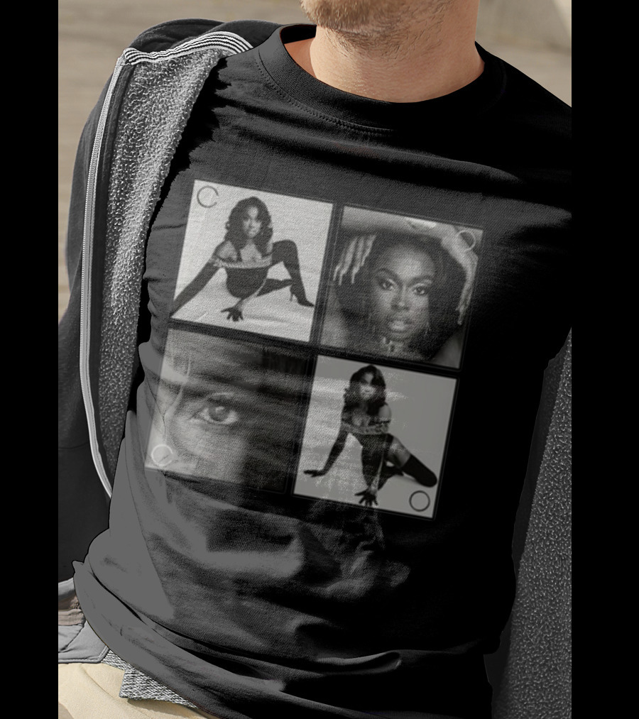 Coco Jones Coco Tonal Collage Photo T-Shirt