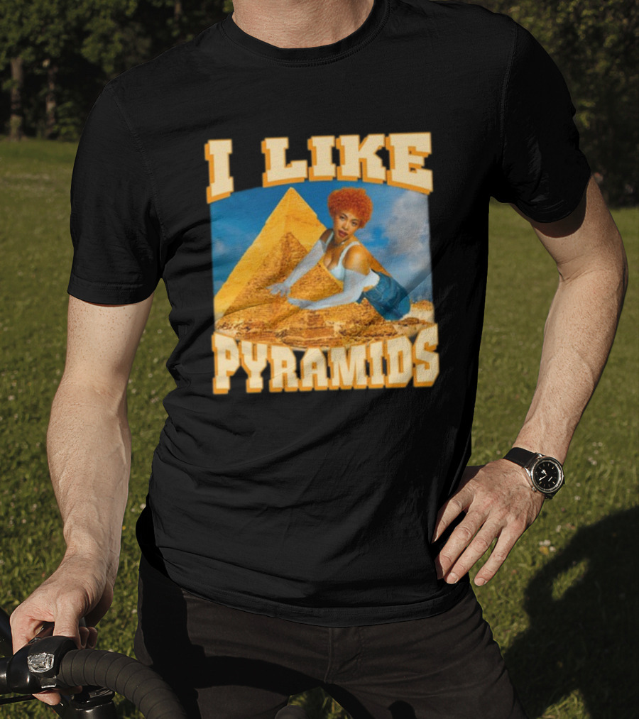 Ice Spice I Like Pyramids 90s Style Cleopatra Nostalgia T-Shirt