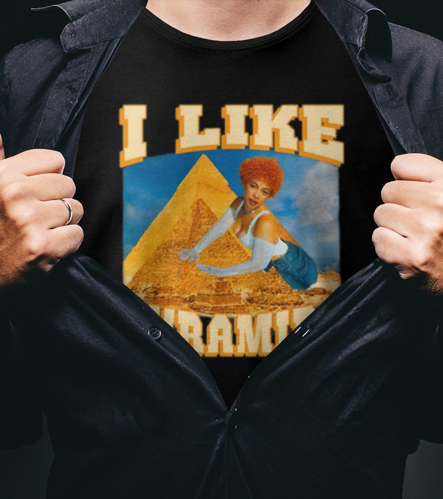 Ice Spice I Like Pyramids 90s Style Cleopatra Nostalgia T-Shirt