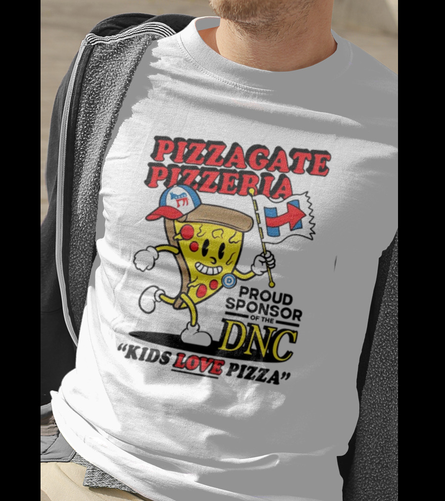 Pizzagate Pizzeria Proud Sponsor Of The DNC Kids Love Pizza T-Shirt