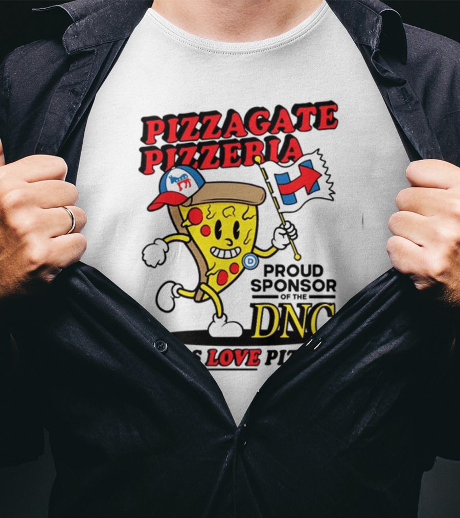 Pizzagate Pizzeria Proud Sponsor Of The DNC Kids Love Pizza T-Shirt