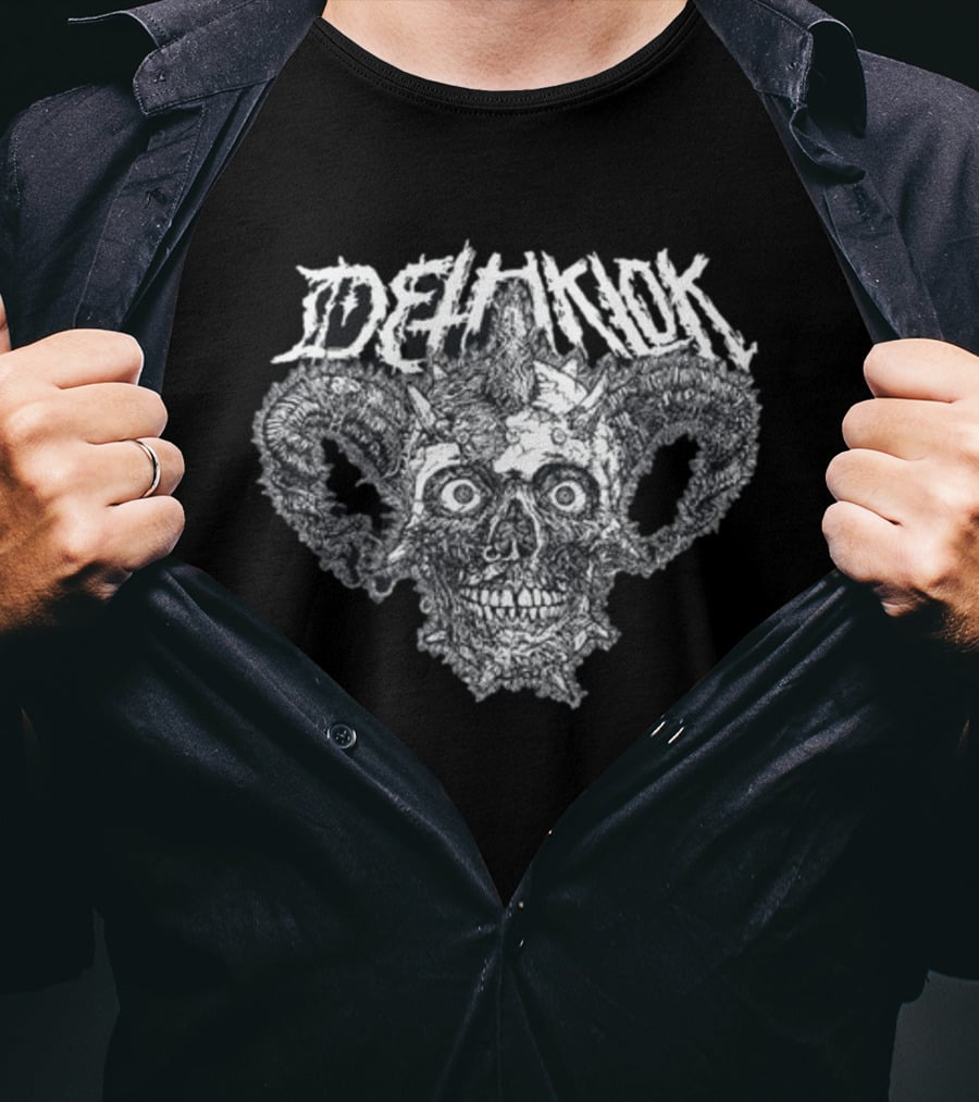 Dethklok Carolinedraws Facebones Skull T-Shirt