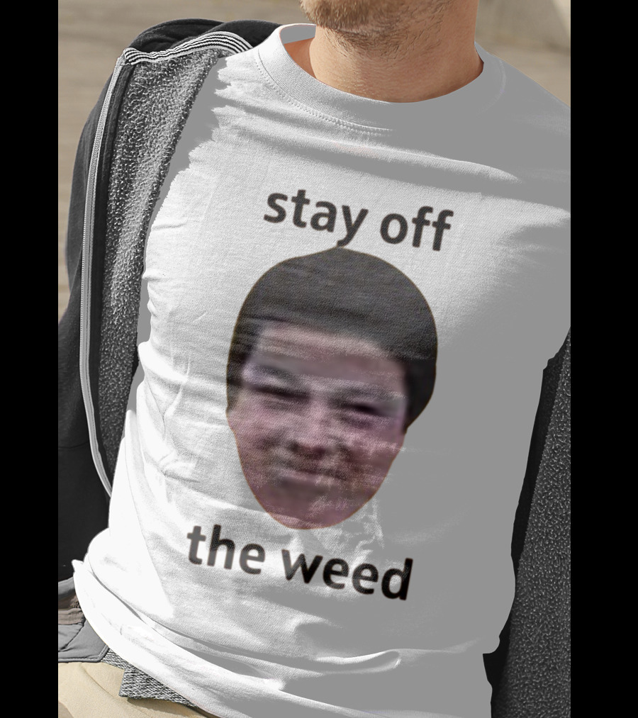Stay Off The Weed Viktor Hovland Face T-Shirt