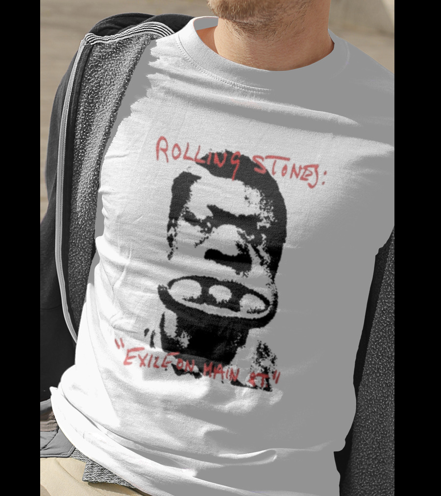 Rolling Stones Exile On Main St Sketch Face T-Shirt