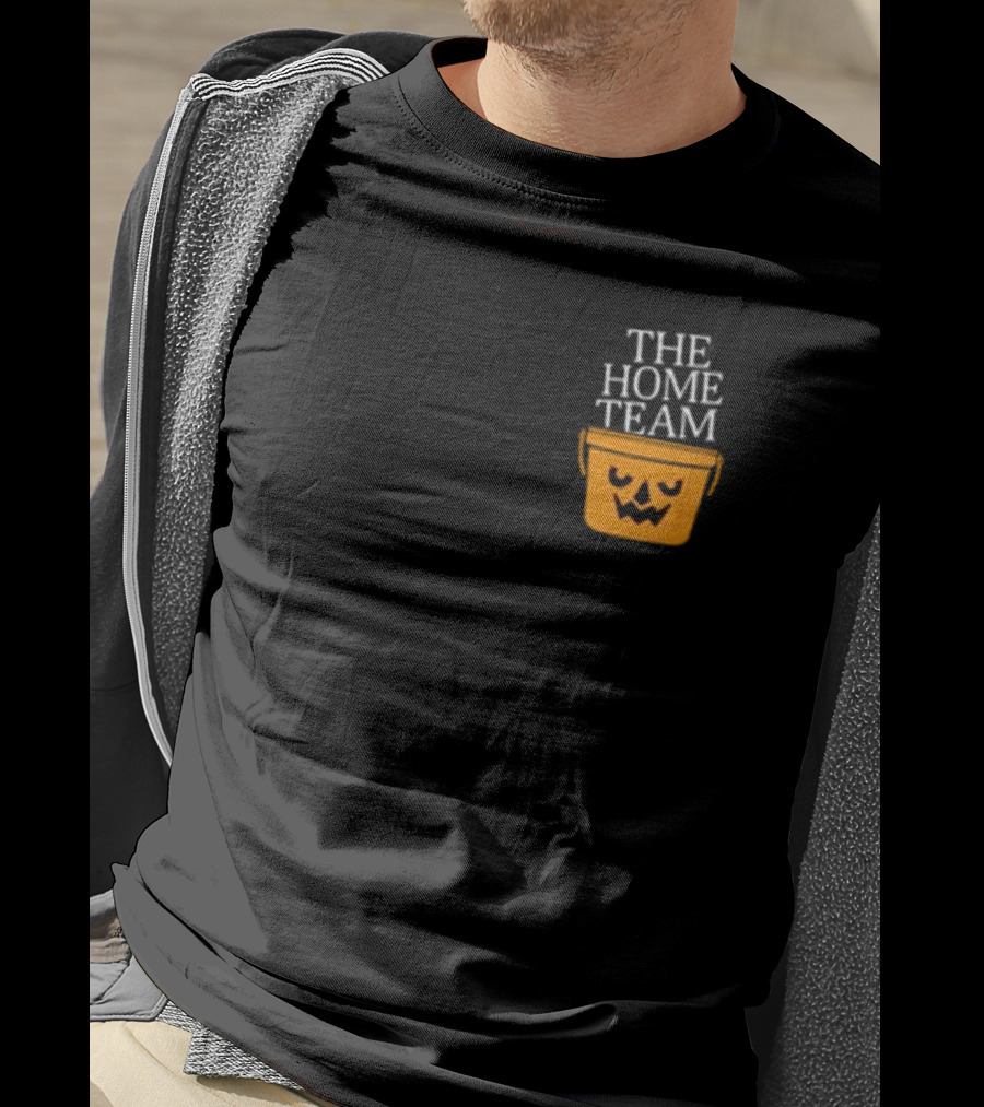 The Home Team Halloween Trick Or Treat Pumpkin Bucket T-Shirt