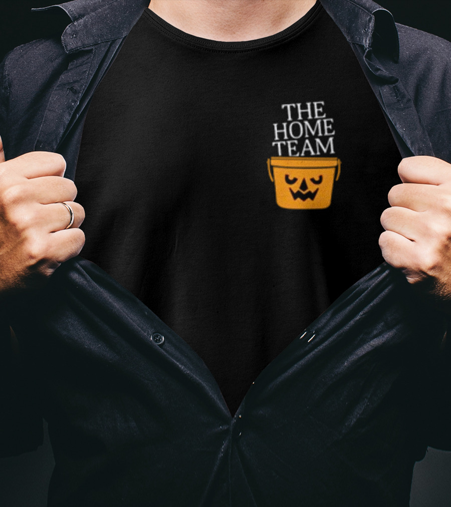 The Home Team Halloween Trick Or Treat Pumpkin Bucket T-Shirt