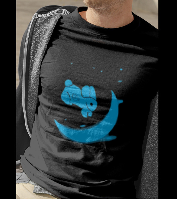 Rawpaw Jade Rabbit Moon Journey By Reghan Clark T-Shirt