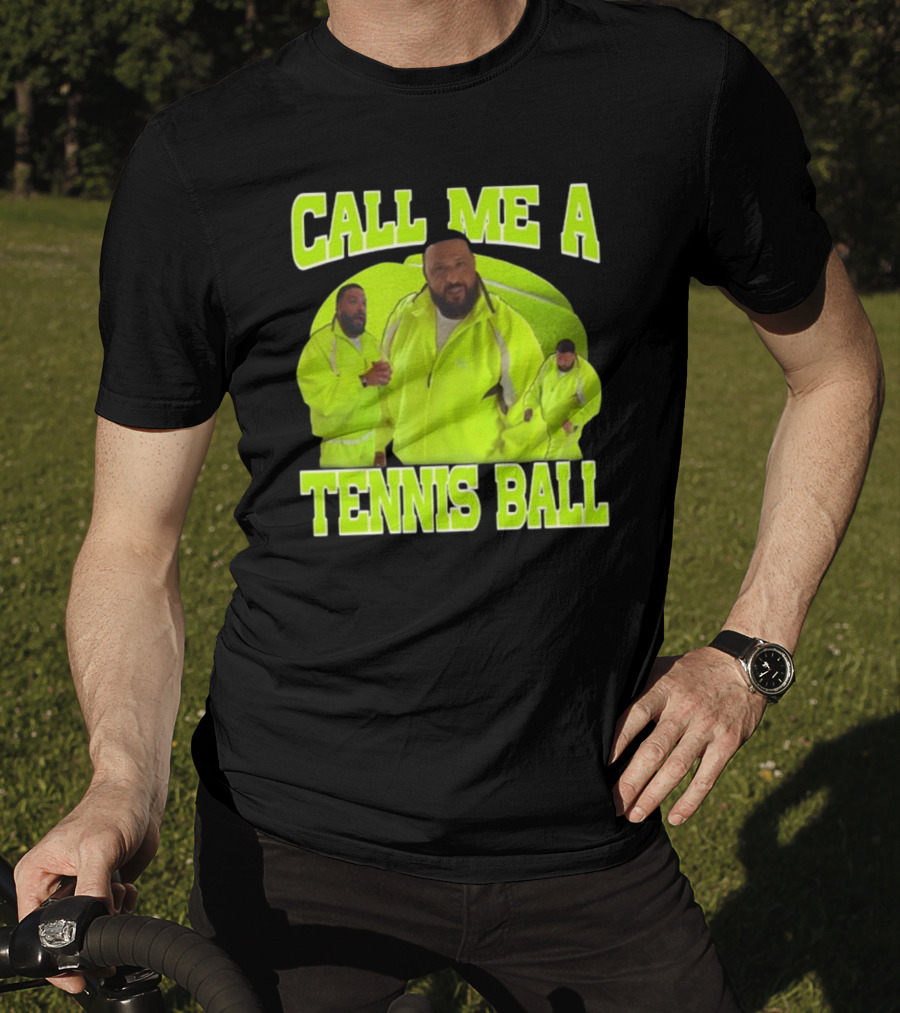DJ Khaled Call Me A Tennis Ball Neon T-Shirt