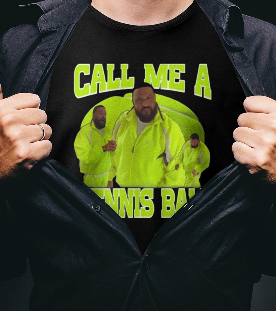 DJ Khaled Call Me A Tennis Ball Neon T-Shirt