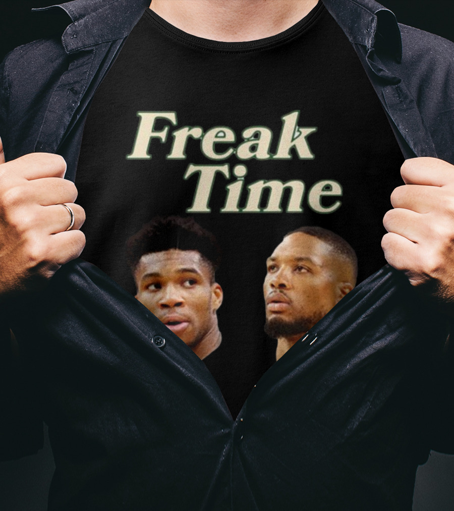 Freak Time In Cream City Giannis And Damian Collaboration T-Shirt