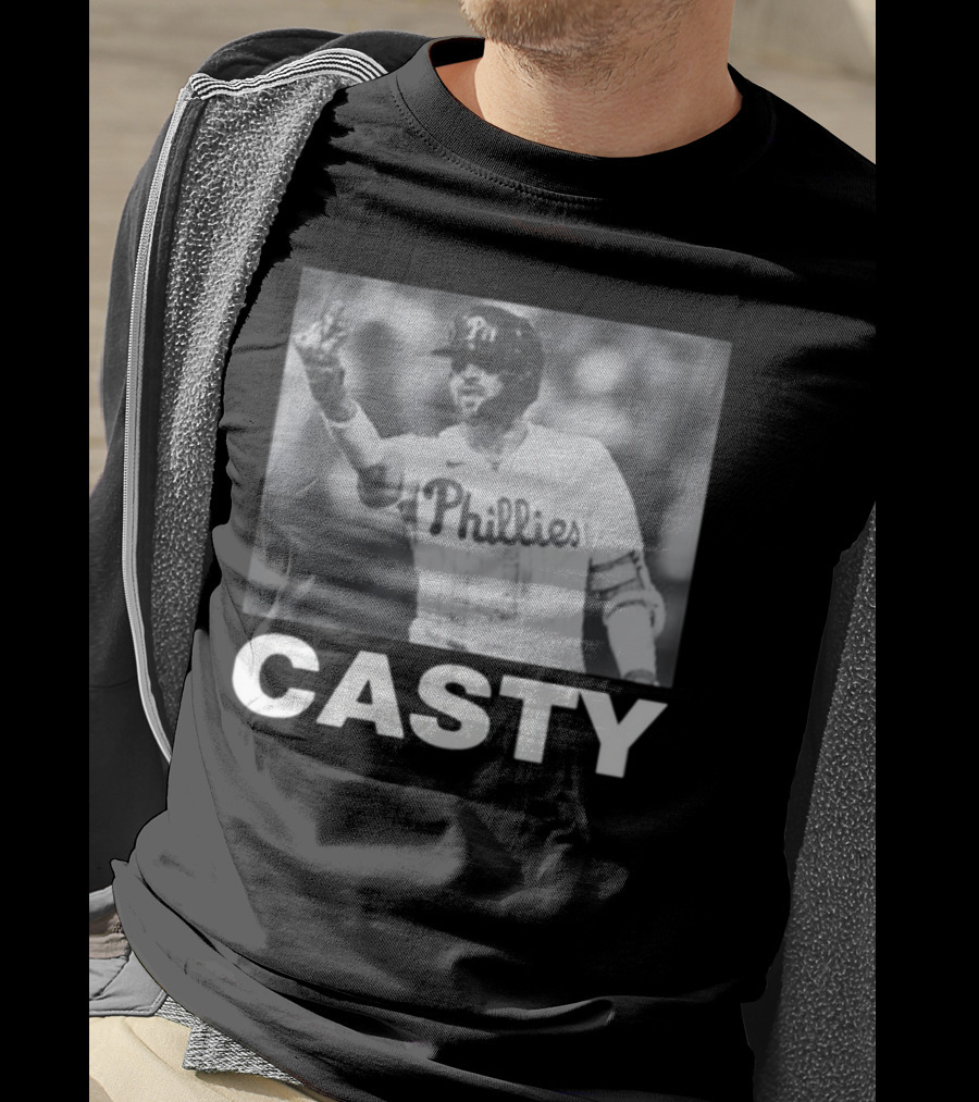 Casty Phillies Baseball Player Phillies T-Shirt