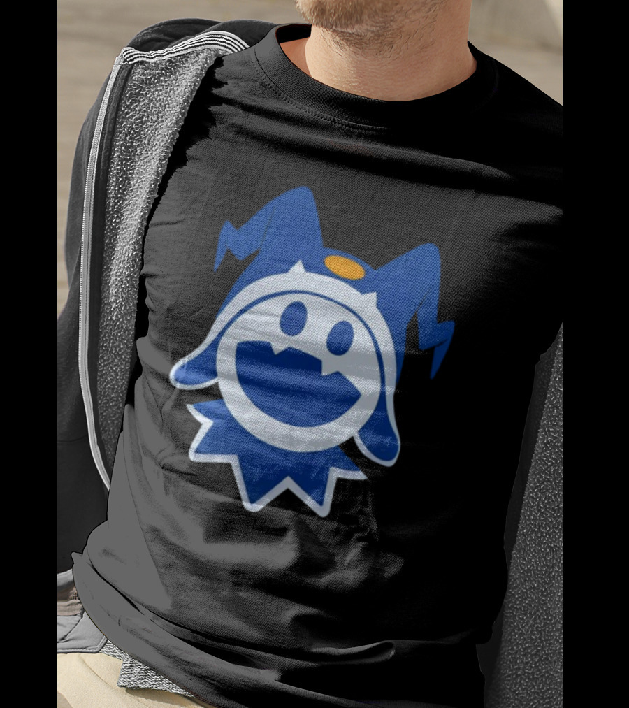 Hee Ho Jack Frost Persona Atlus SMT Iconic Blue Character T-Shirt