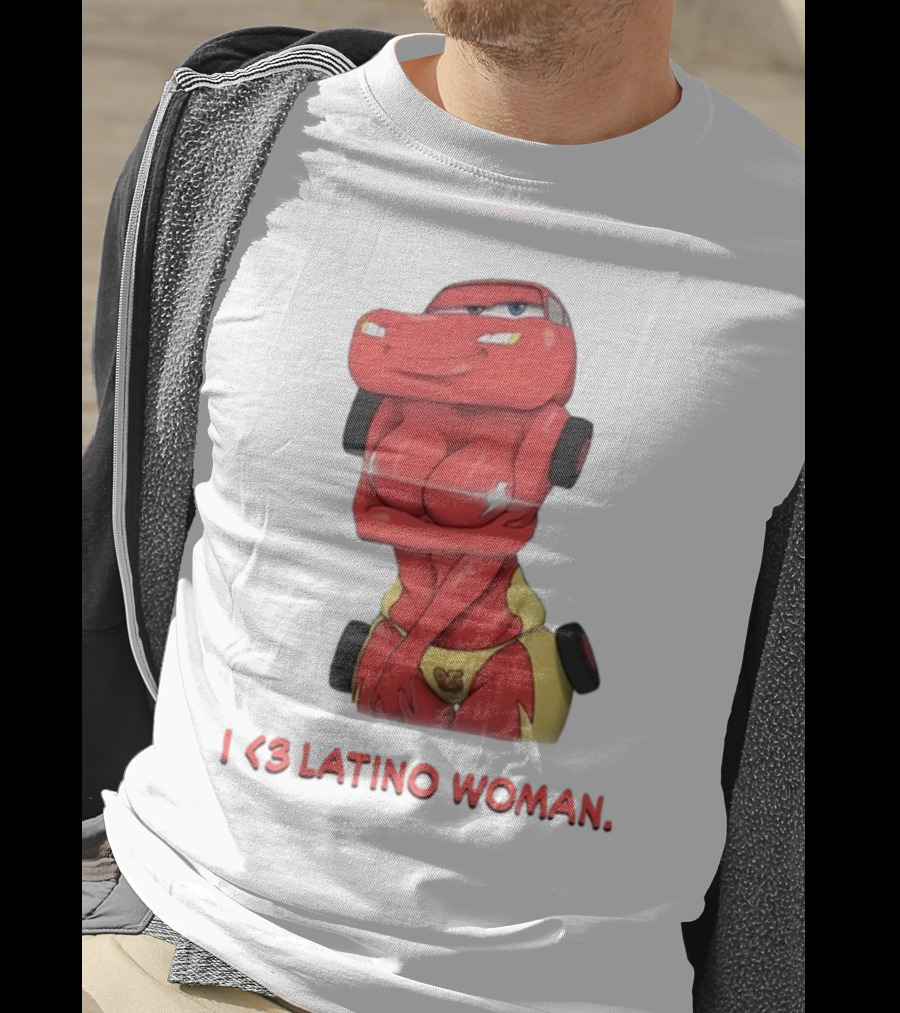 I Love Latino Woman Lightning McQueen T-Shirt