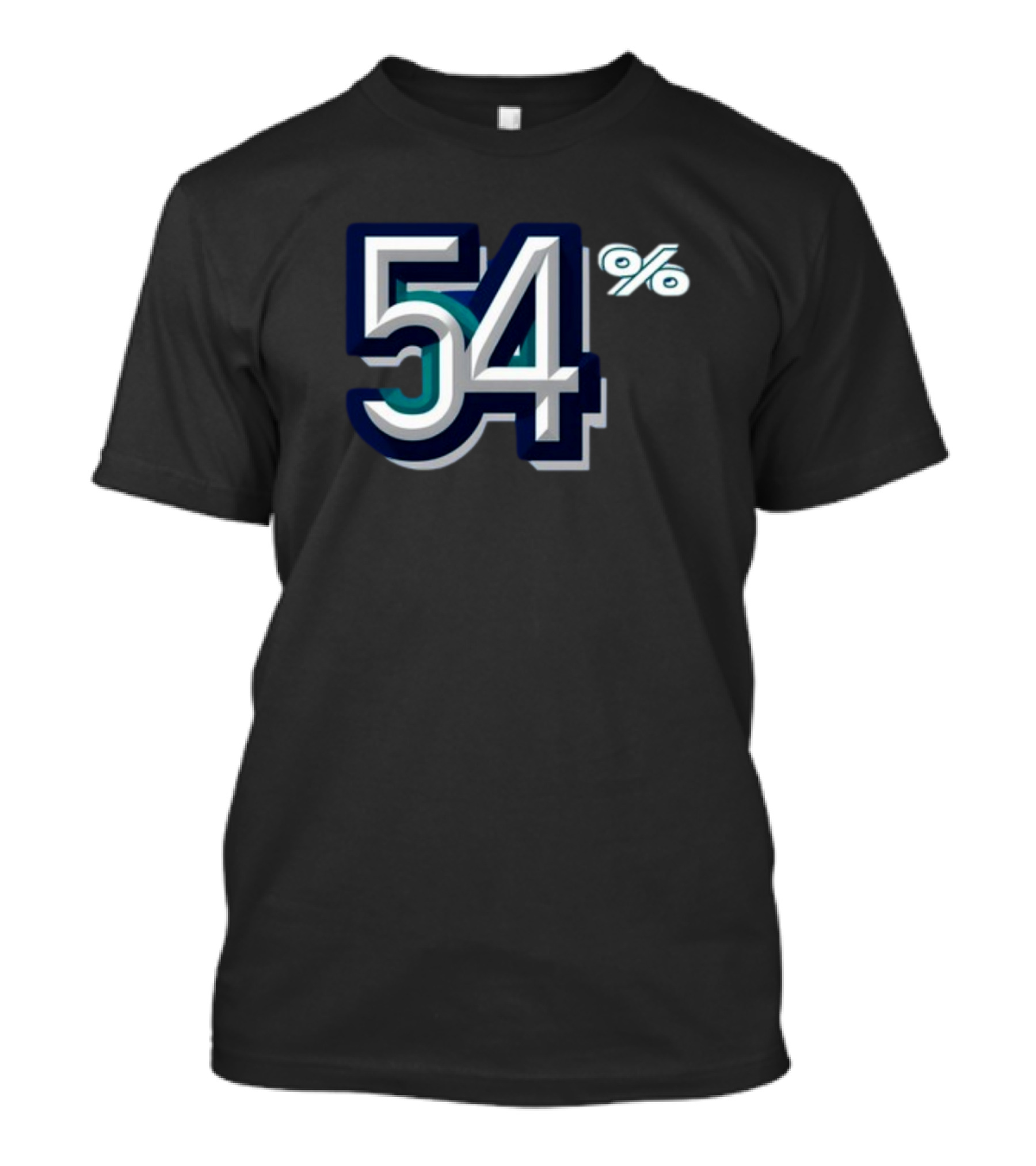 The Sports On Tap Seattle Baseball 54% Retro T-Shirt