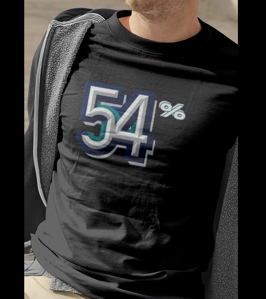 The Sports On Tap Seattle Baseball 54% Retro T-Shirt