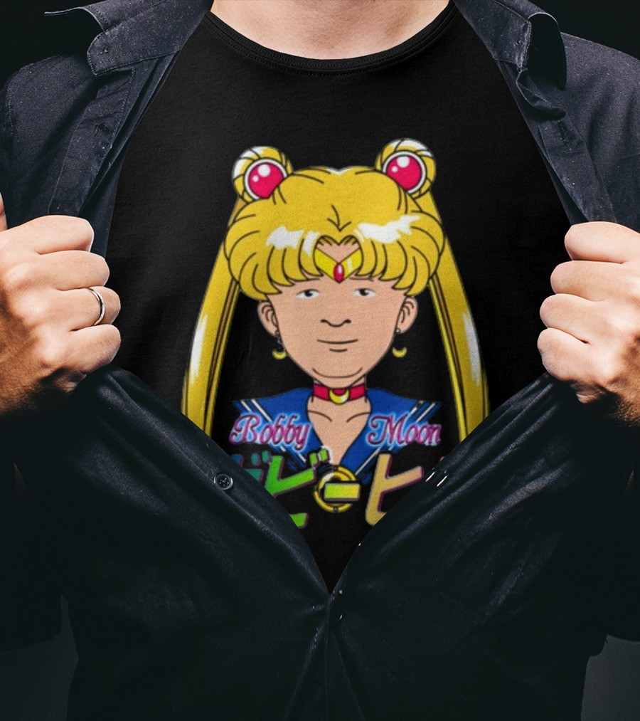 Bobby Moon Anime Parody Sailor T-Shirt