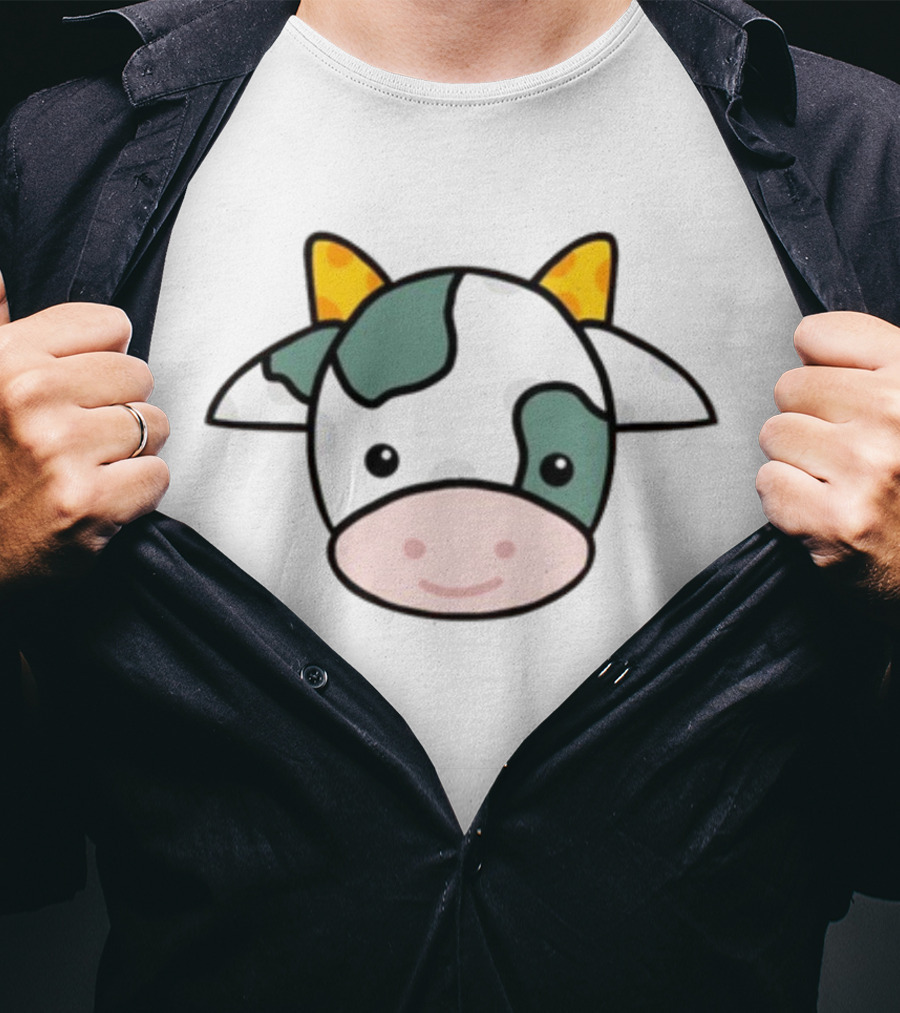 Corndoggylol Packers Cow Emoji Mascot T-Shirt