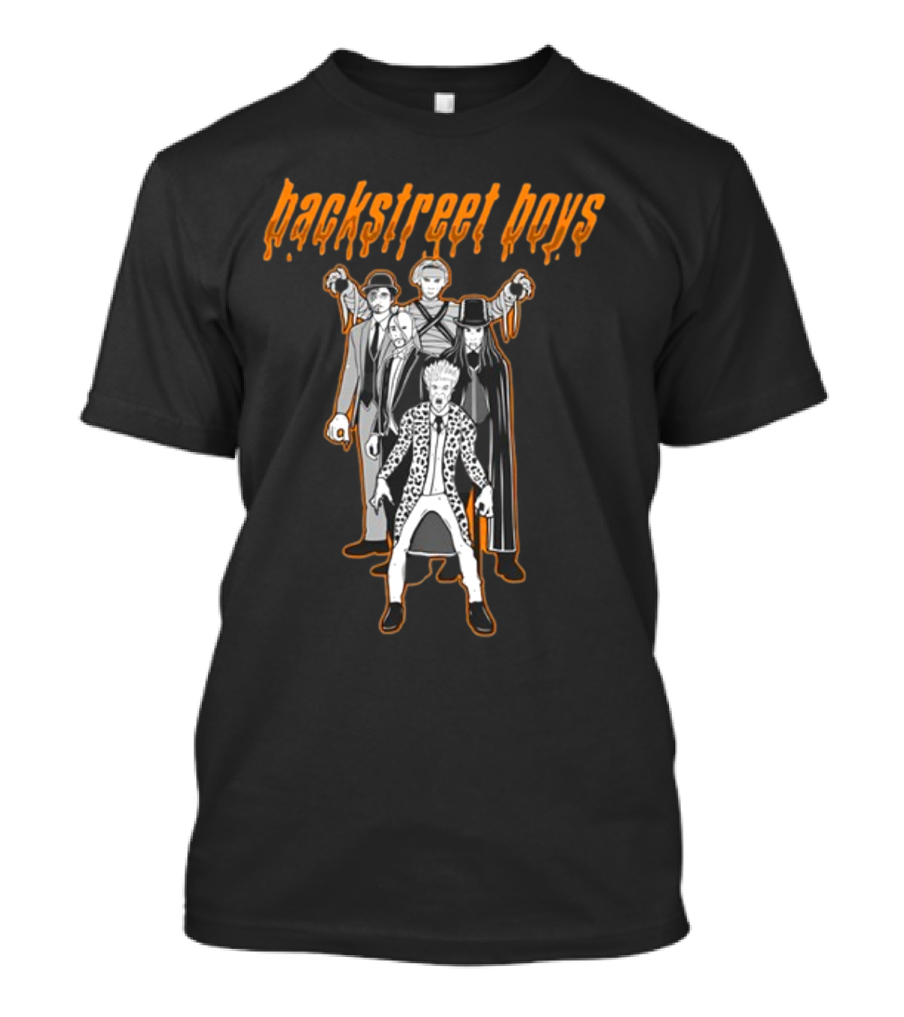 Backstreet Boys Halloween Horror Costume Characters T-Shirt