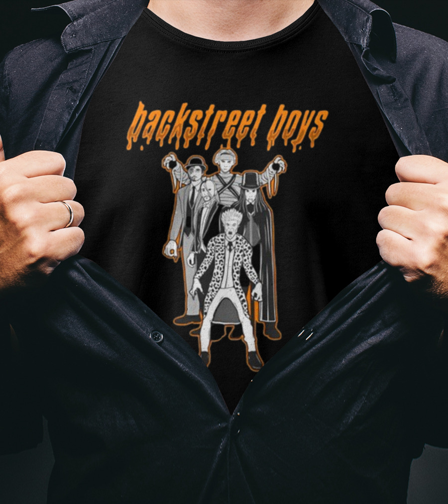 Backstreet Boys Halloween Horror Costume Characters T-Shirt