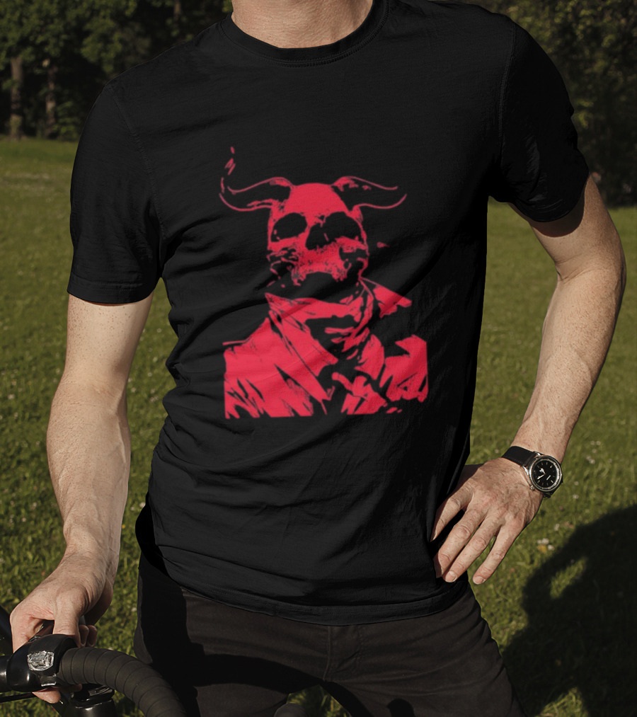 Massivefaceart Not Great Skull Demon Red T-Shirt