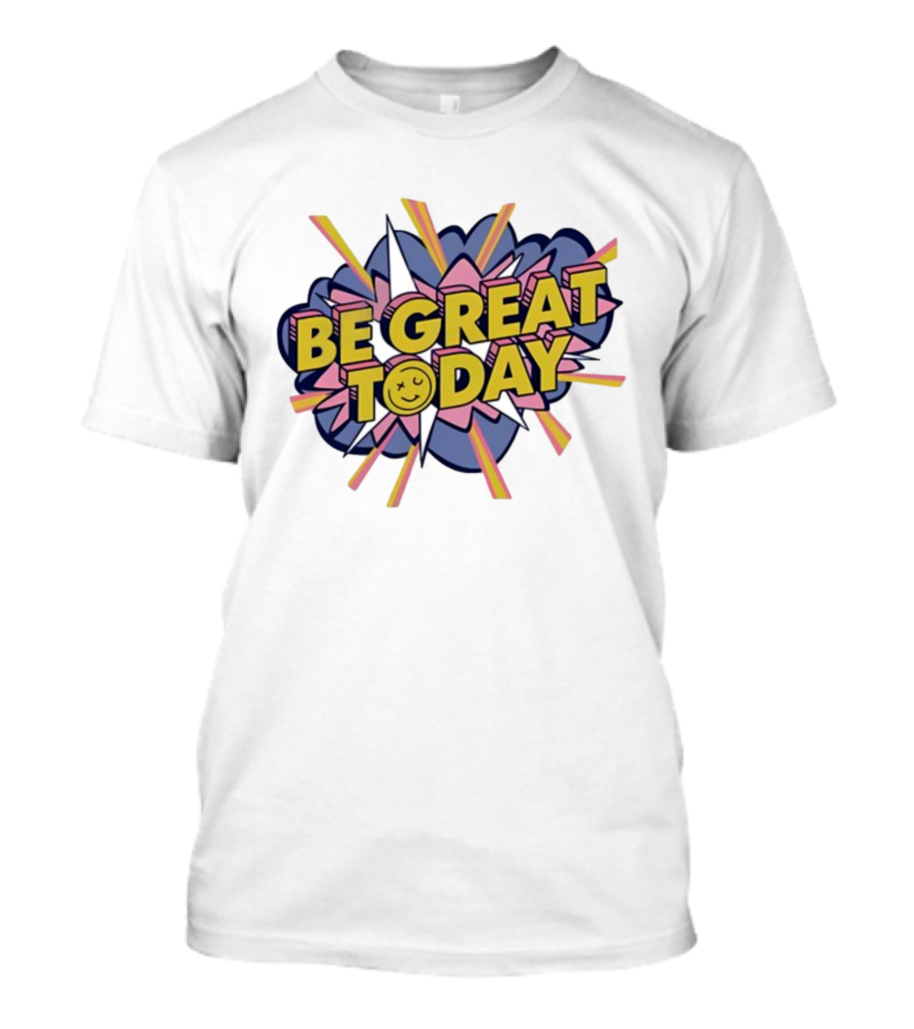 George Kittle Be Great Today Comic Burst Smile T-Shirt