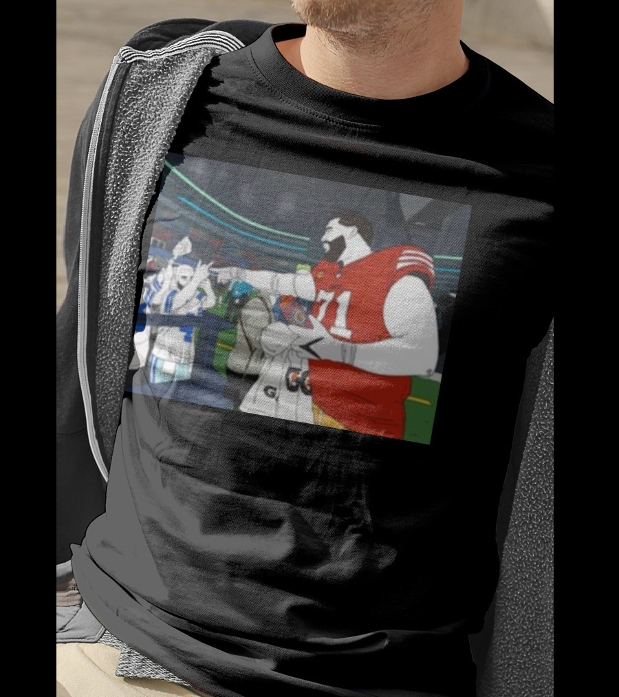 Rita Oak Trent Williams 71 Cowboys Meme Football Stadium Scene T-Shirt