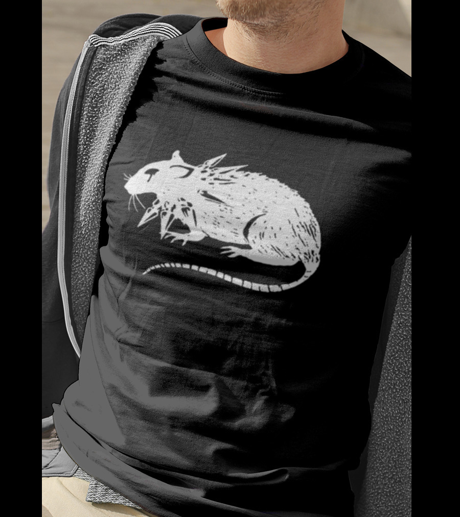 Metroalternative Punk Rat Spiked Mohawk T-Shirt