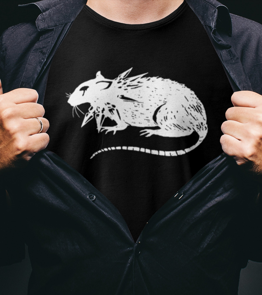 Metroalternative Punk Rat Spiked Mohawk T-Shirt