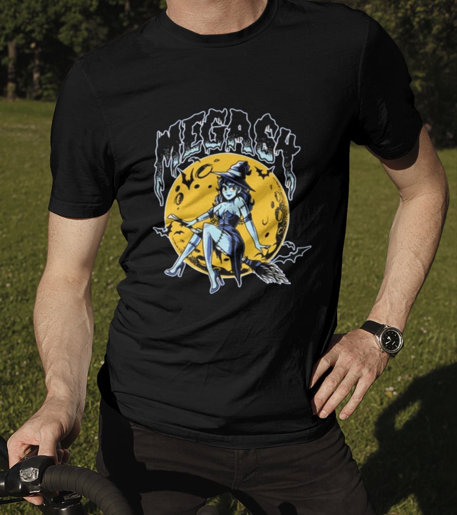 MEGASH Moon Witch Rider T-Shirt