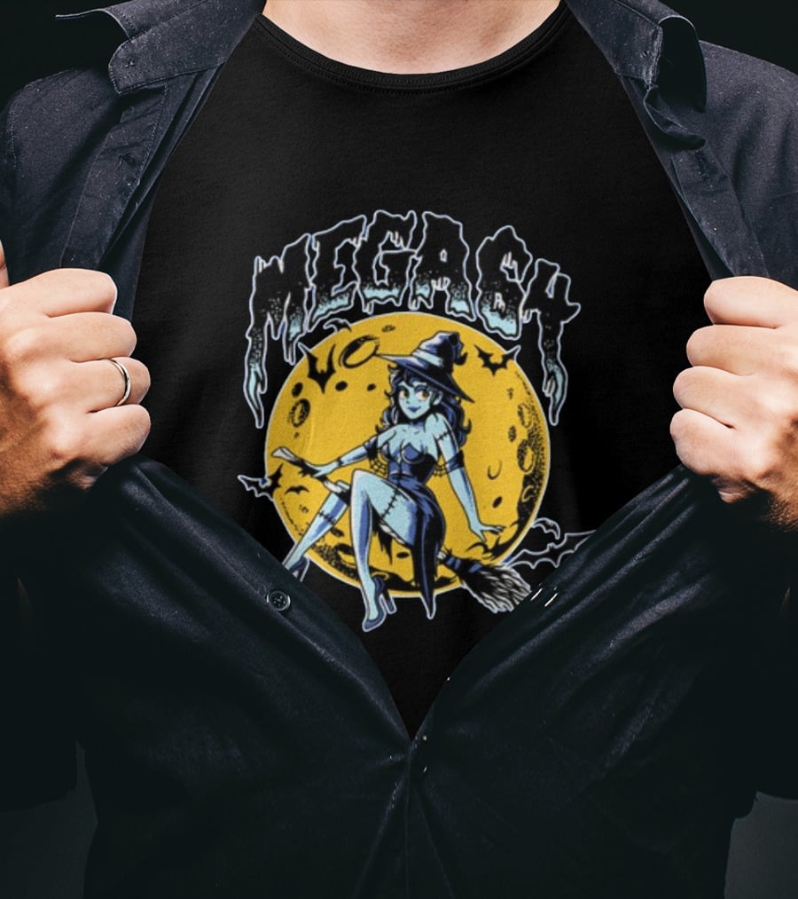 MEGASH Moon Witch Rider T-Shirt