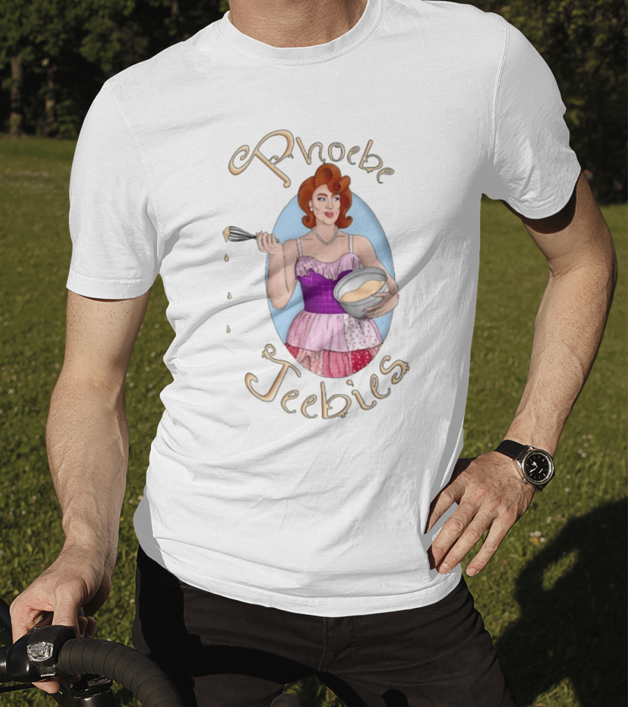 Phoebe Jeebies Baking Whisk Vintage Pin-Up T-Shirt