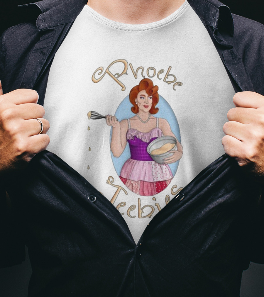 Phoebe Jeebies Baking Whisk Vintage Pin-Up T-Shirt