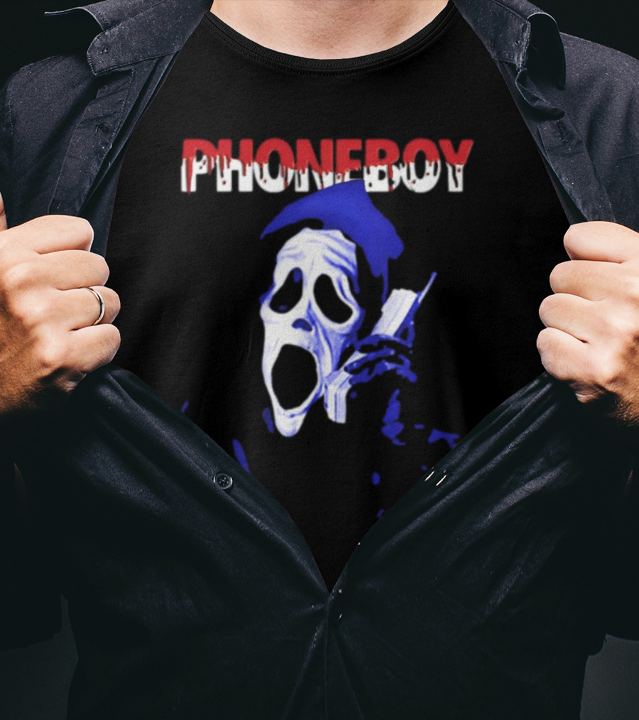 PHONEBOY Bloody Phone Call Mask T-Shirt