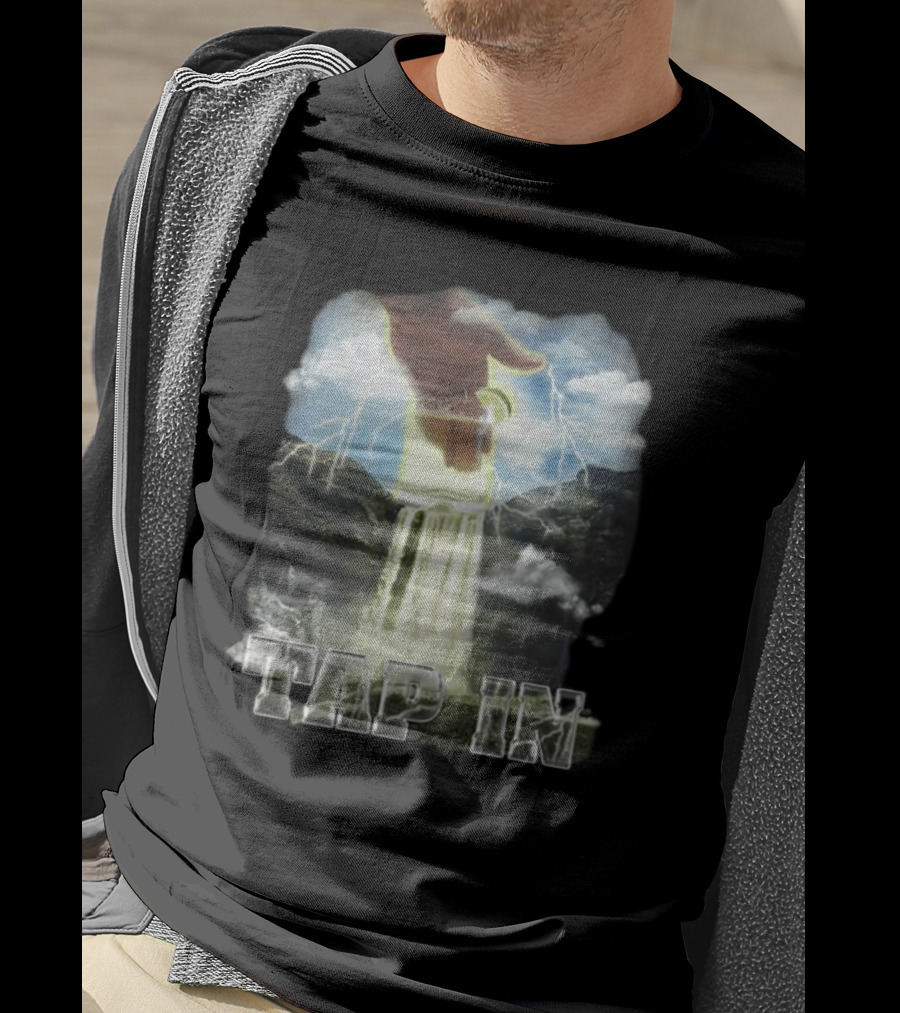 Heatdaddy Tap In Waterfall Mug Lightning Sky T-Shirt