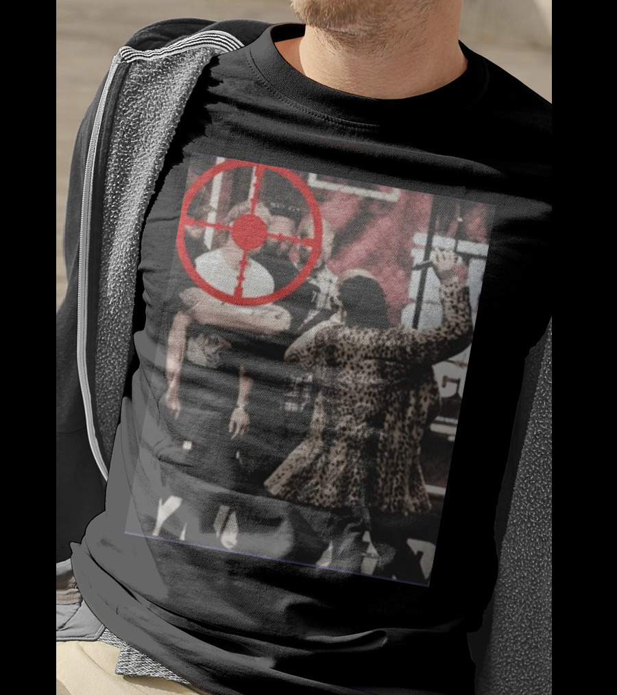 Limited Dillon Danis X Full Violence Bullseye Red Target Man Confrontation T-Shirt