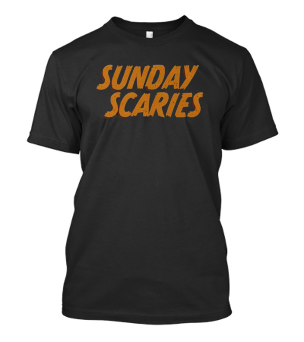 Middleclassfancy Vintage Style Sunday Scaries T-Shirt