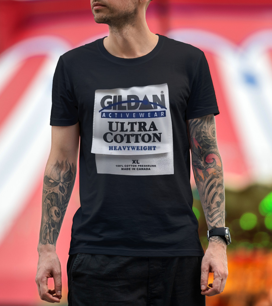 Listenupnerds The Big Gildan Activewear Ultra Cotton Heavyweight Tag XL Canada T-Shirt