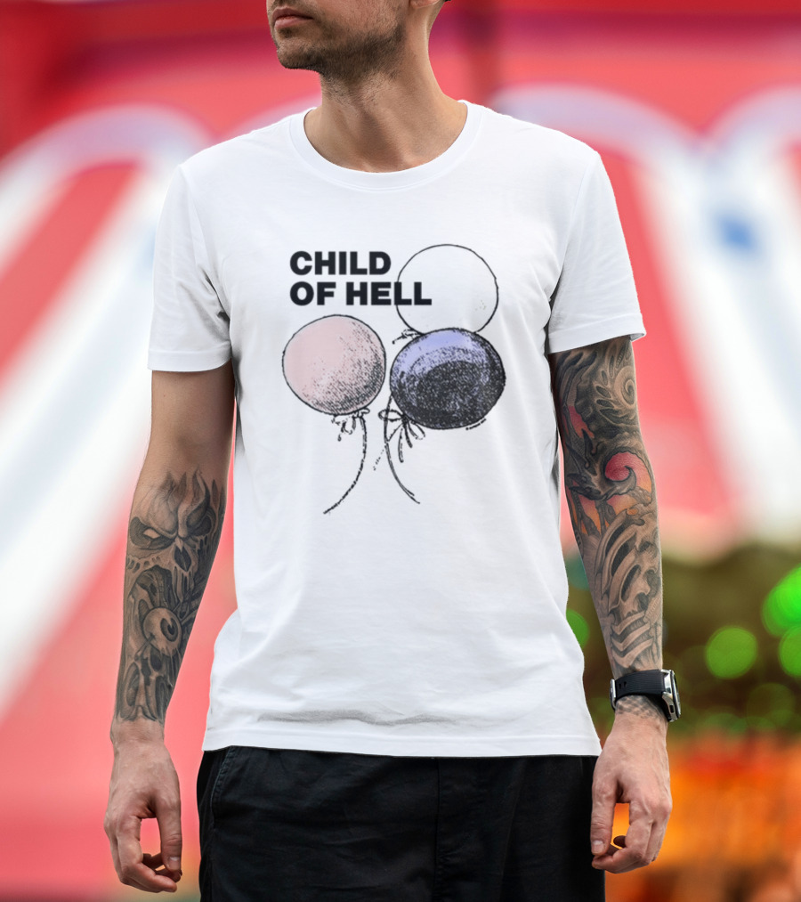 Child Of Hell Floating Balloons Dark T-Shirt