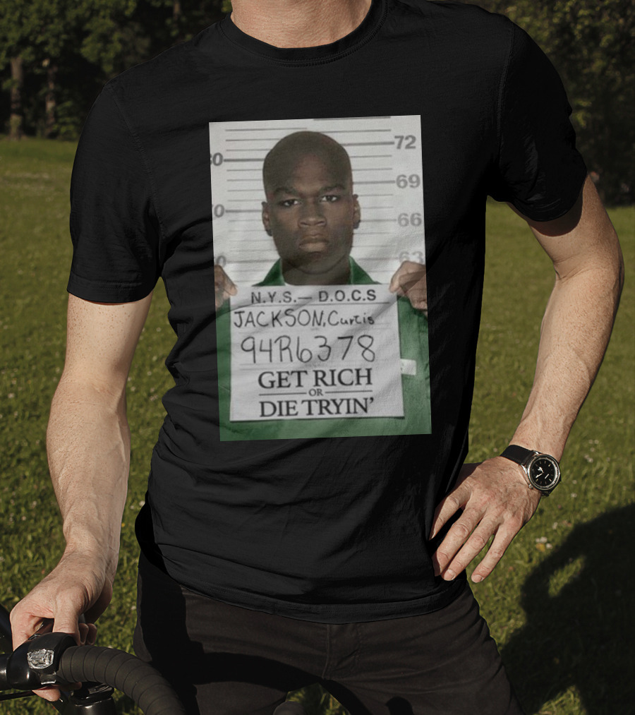 Curtis Jackson Get Rich Or Die Tryin' Mugshot 94R6378 T-Shirt