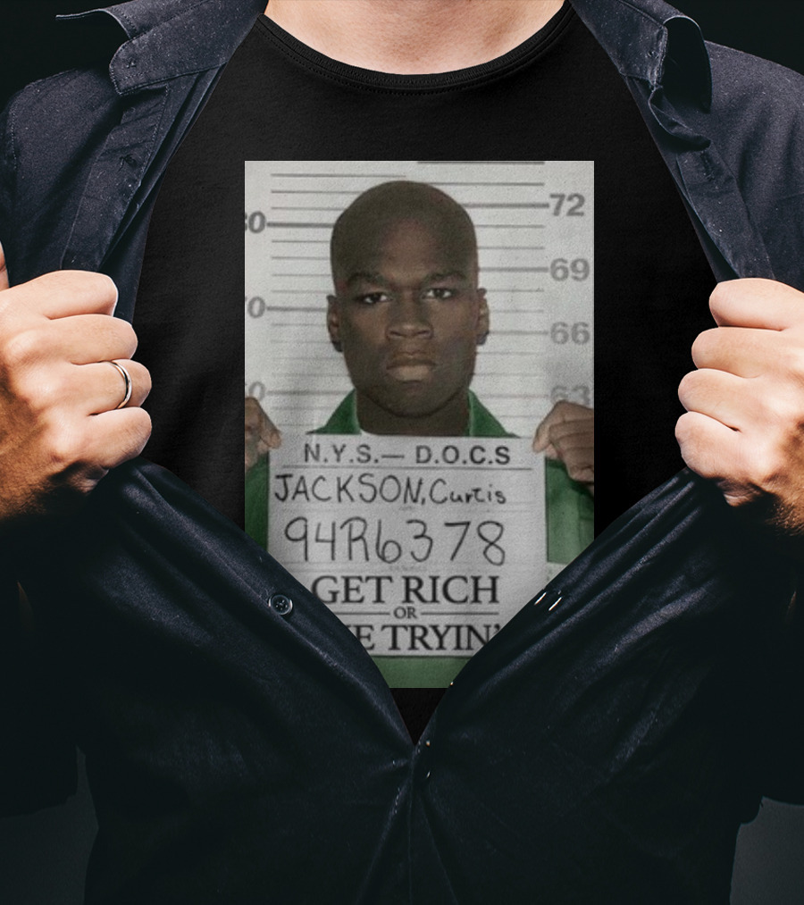 Curtis Jackson Get Rich Or Die Tryin' Mugshot 94R6378 T-Shirt
