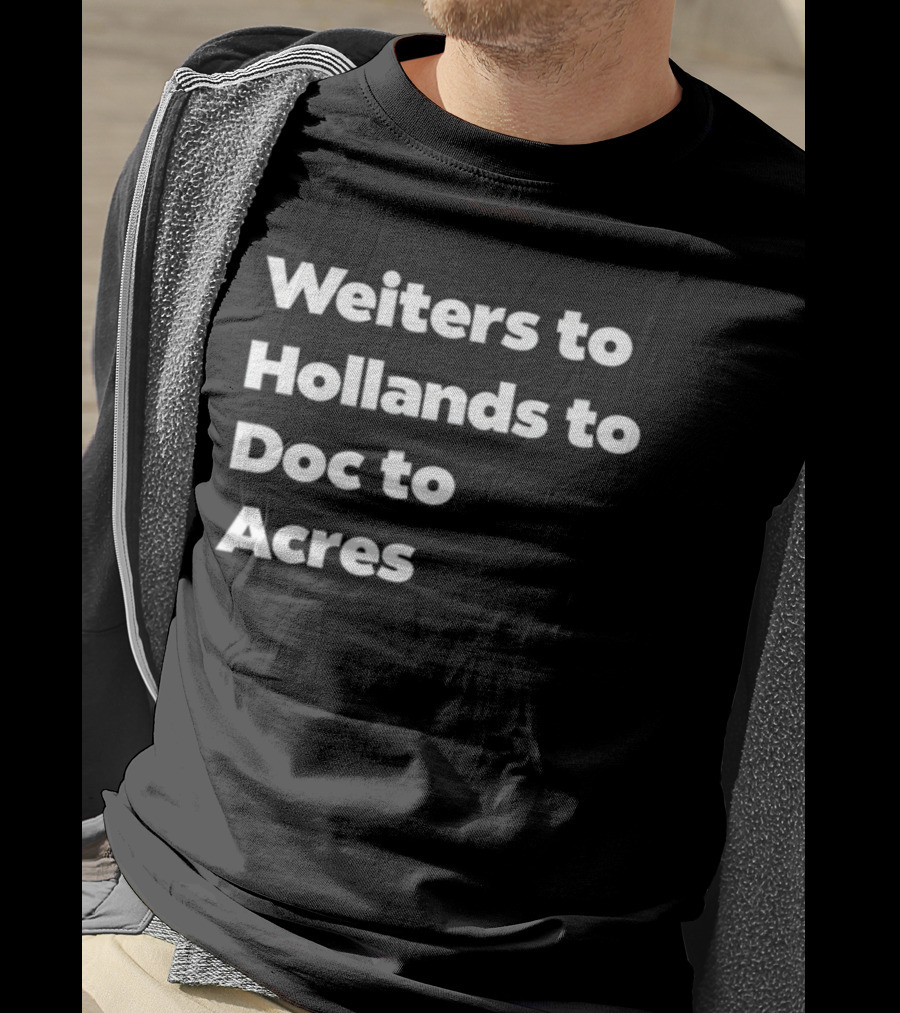 Weiters Hollands Doc Acres Football Names Sequence T-Shirt