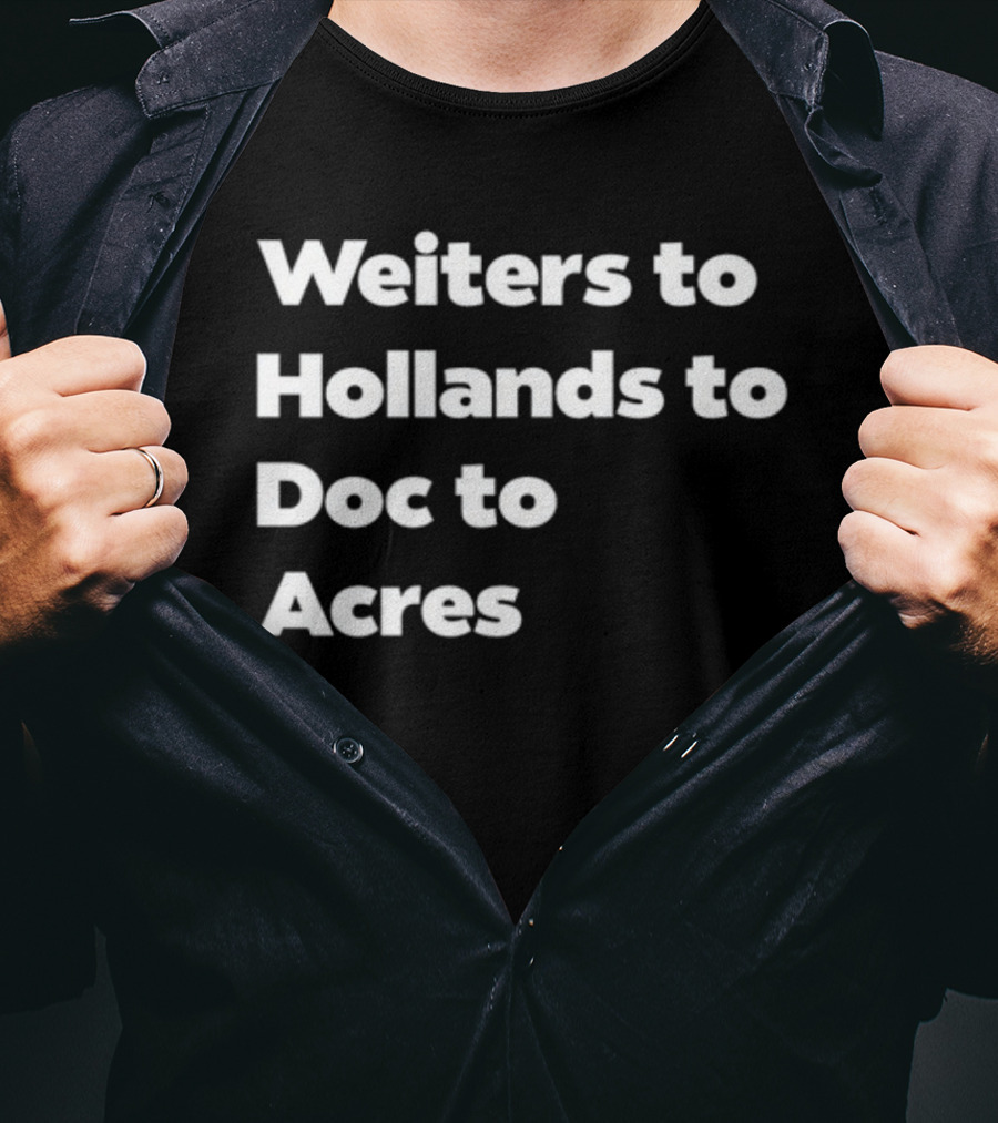 Weiters Hollands Doc Acres Football Names Sequence T-Shirt