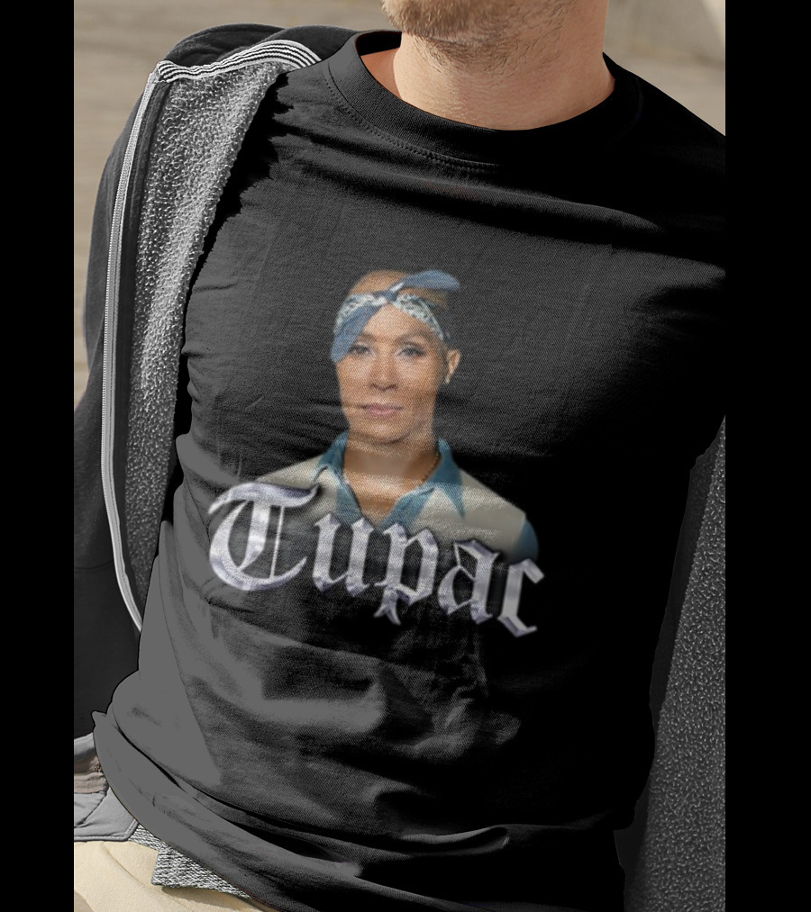 Jada Pinkett Smith Tupac Bandana Crossover T-Shirt