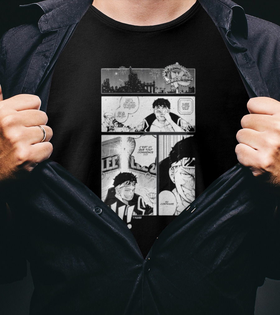Karmine Corp Piece Of History Manga Comic Scene Chapter₪7 T-Shirt