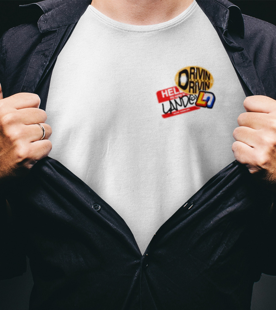 Hello My Name Is Lando Drivin' Drivin' Race 100 L7 T-Shirt