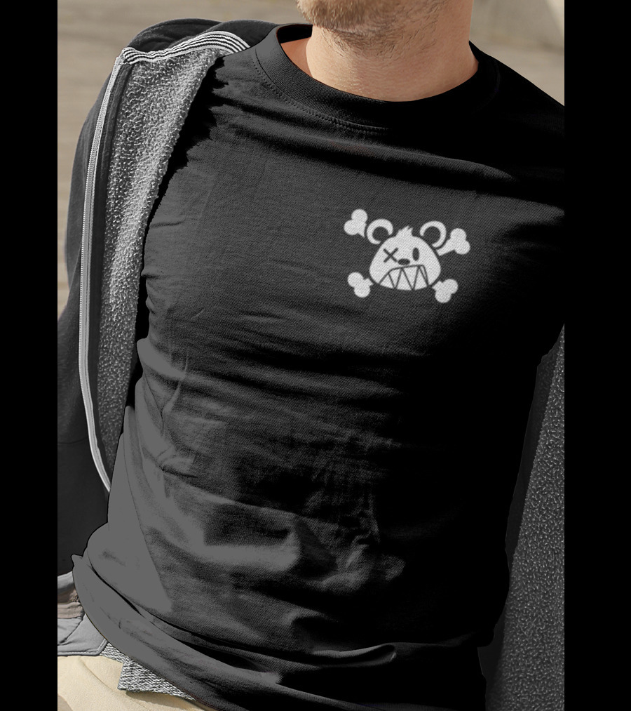 Killabears Killas-Ceramic Crossbones X-Eyed Bear T-Shirt