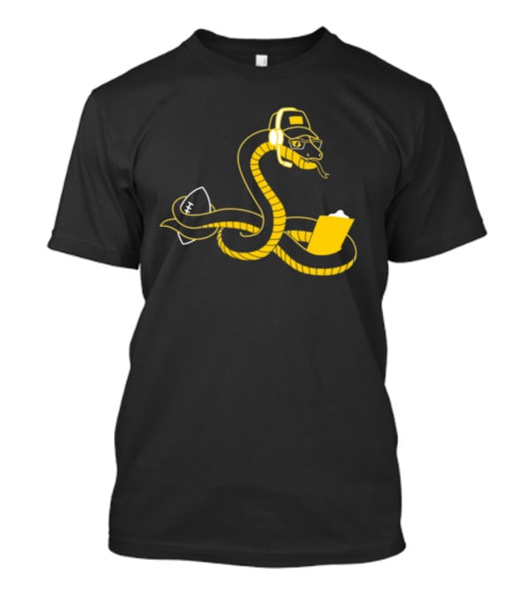 Boagh Constrictor Football Coach Snake With Helmet And Playbook T-Shirt