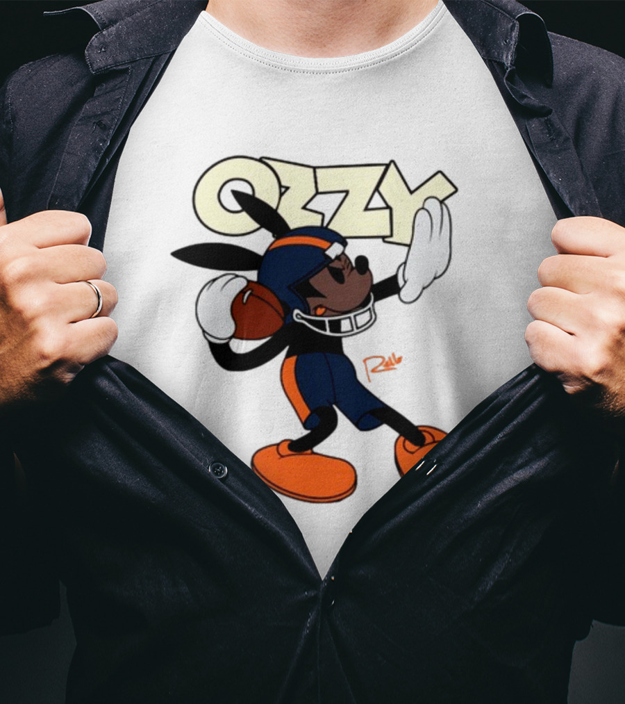 Ozzy Chicago Over Everything X Rello Football Player T-Shirt